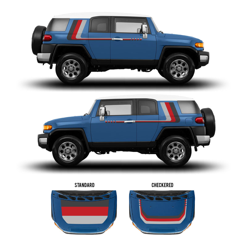 Load image into Gallery viewer, 2007-14 FJ Cruiser Checkered Stripe Kit
