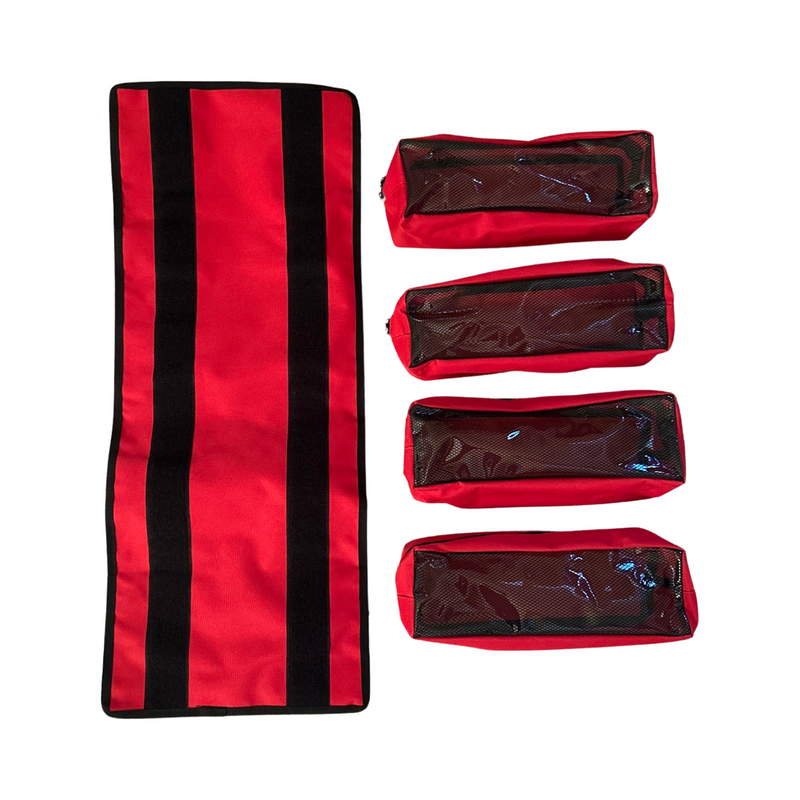 Load image into Gallery viewer, Medium Canvas Tool organizer bag with removeable pouches
