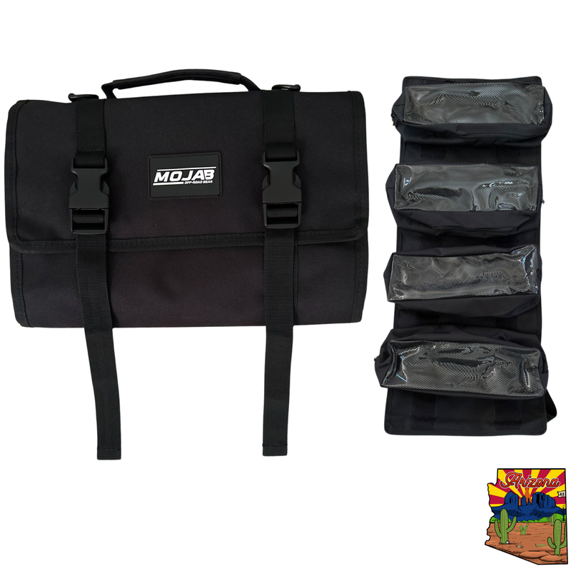 Load image into Gallery viewer, Medium Canvas Tool organizer bag with removeable pouches
