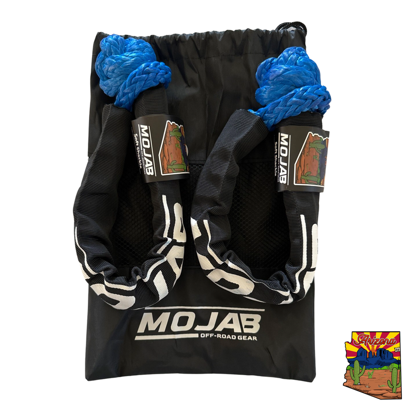Load image into Gallery viewer, Soft Shackle 3/8&#39;&#39; x 22” with sleeve and bag (Set of 2 Shackles) (Lifetime Warranty)
