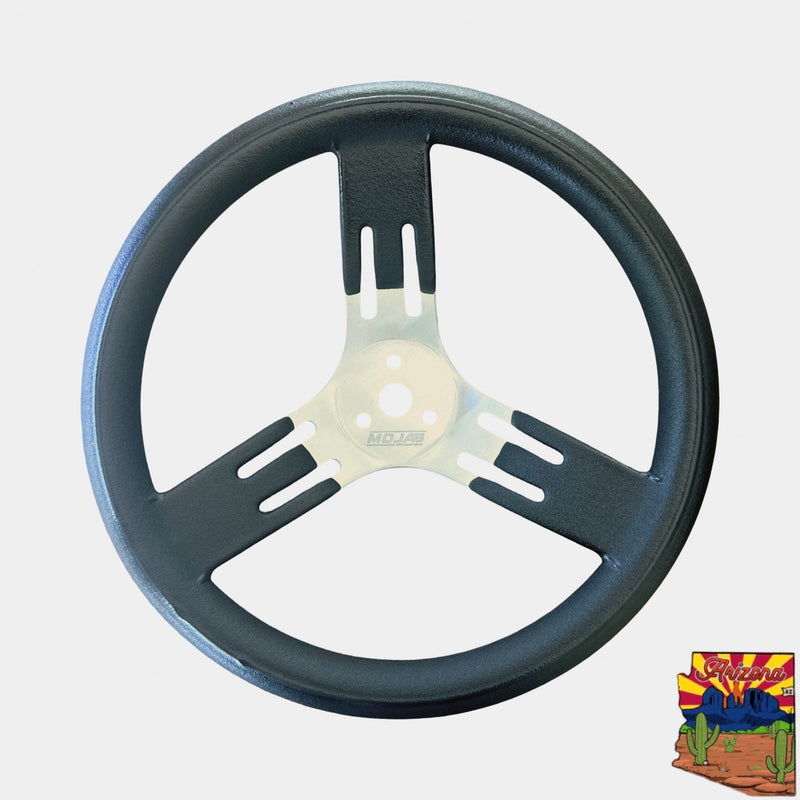 Load image into Gallery viewer, MOJAB 13&quot; Aluminum Steering Wheel – 3-Bolt Pattern (Extended coating spokes)
