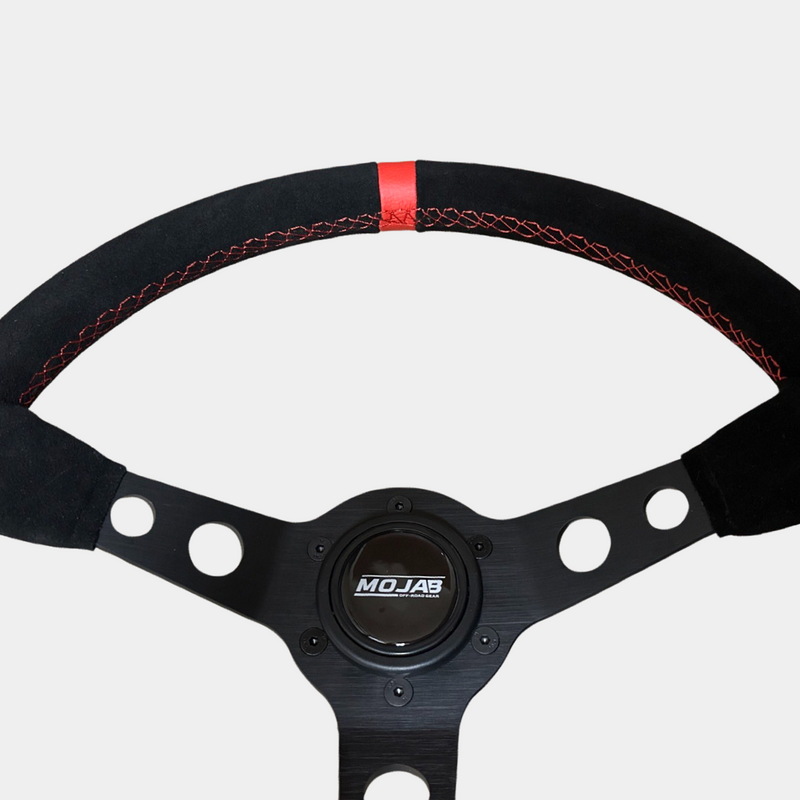 Load image into Gallery viewer, 13.5&#39;&#39;  MOJAB Deep Dish Steering Wheel Leather or Suede
