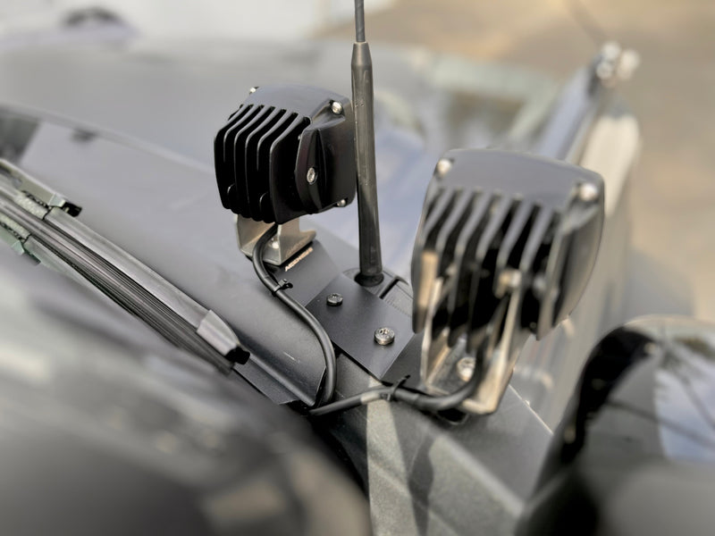 Load image into Gallery viewer, Ford Bronco Cowl Light Bracket Set
