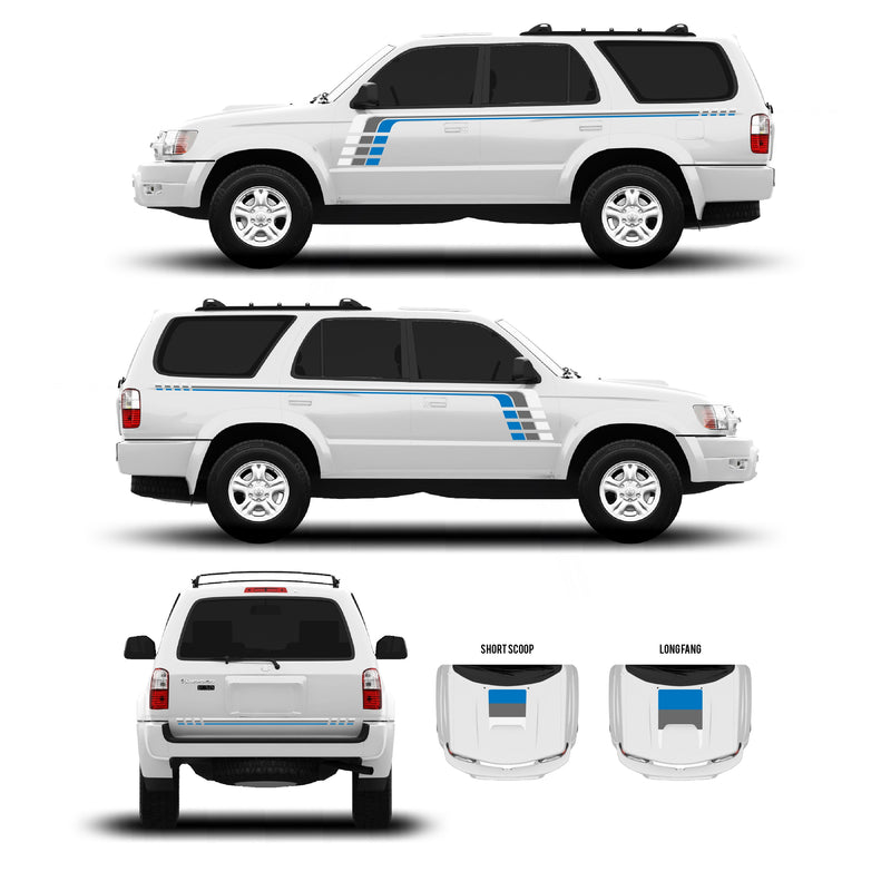 Load image into Gallery viewer, 1996-02 4Runner Checkered Stripe Kit
