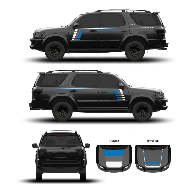 Load image into Gallery viewer, 2001–07 Sequoia Checkered Stripe Kit
