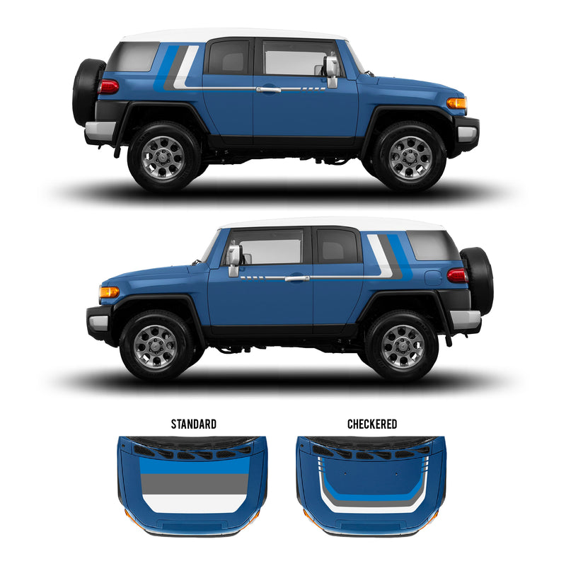 Load image into Gallery viewer, 2007-14 FJ Cruiser Checkered Stripe Kit
