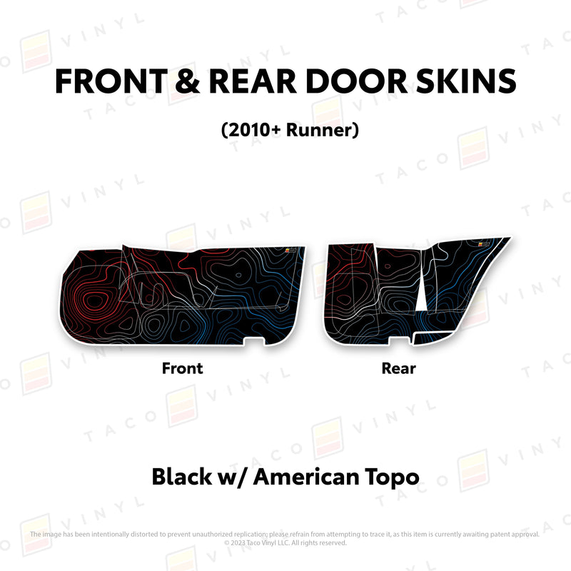 Load image into Gallery viewer, 2010-24 4Runner Door Skins (Lower Section)
