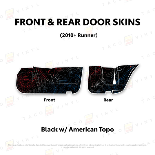 2010-24 4Runner Door Skins (Lower Section)