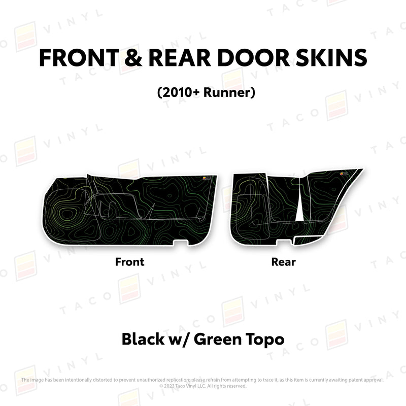 Load image into Gallery viewer, 2010-24 4Runner Door Skins (Lower Section)
