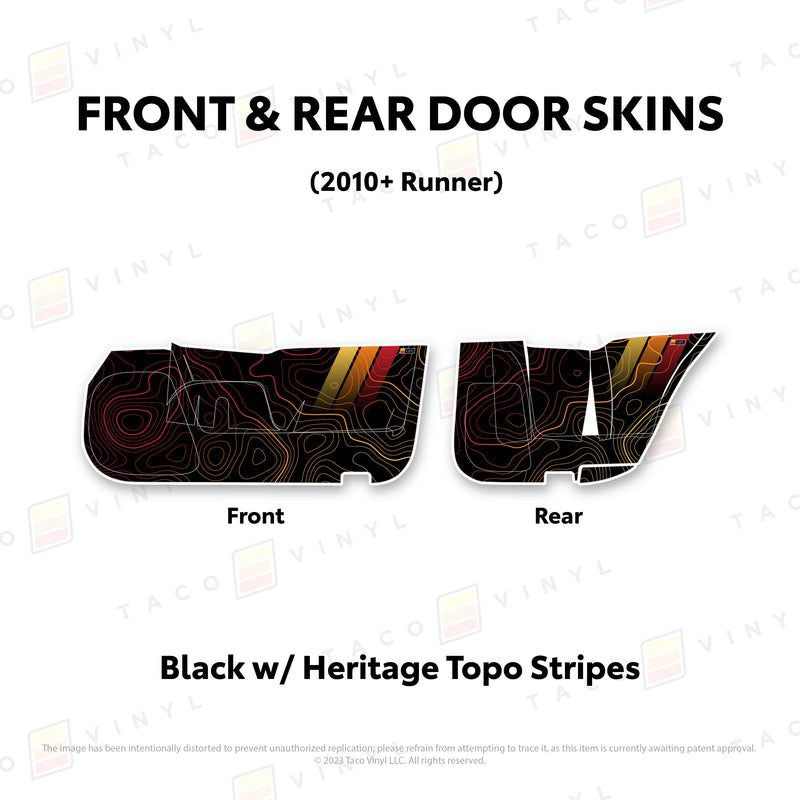 Load image into Gallery viewer, 2010-24 4Runner Door Skins (Lower Section)
