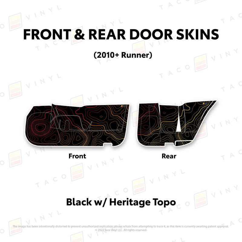 Load image into Gallery viewer, 2010-24 4Runner Door Skins (Lower Section)
