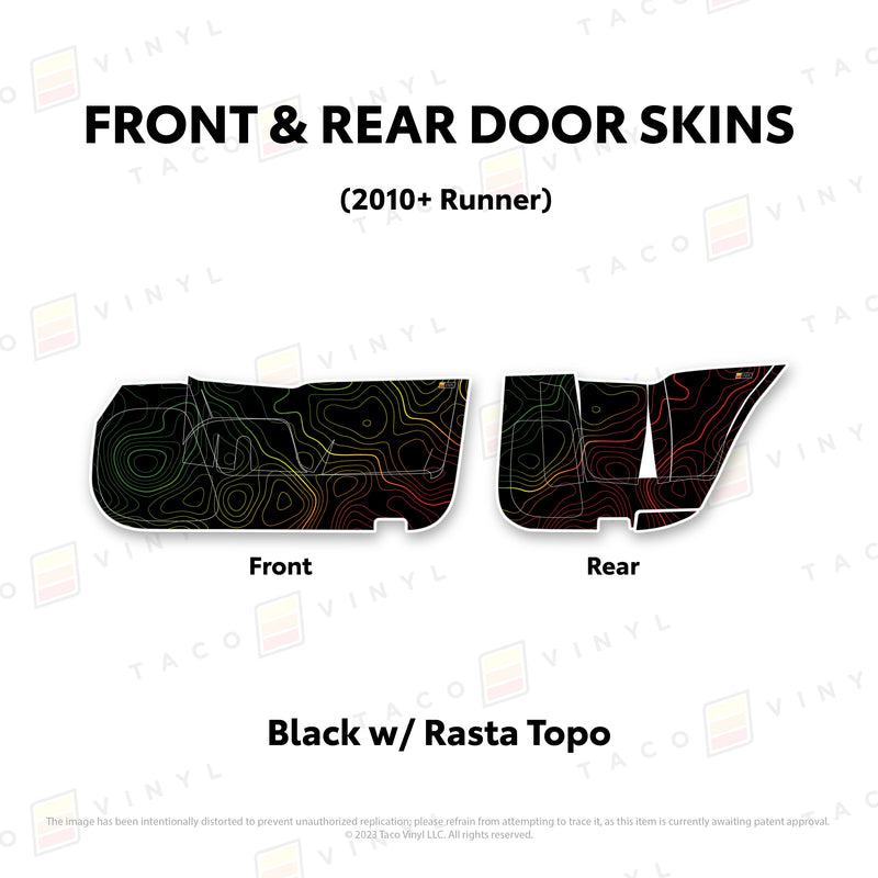 Load image into Gallery viewer, 2010-24 4Runner Door Skins (Lower Section)
