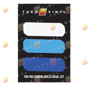 Tundra Pro Grille Decals