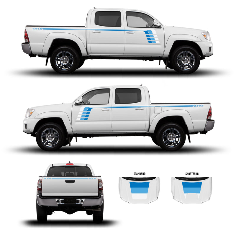Load image into Gallery viewer, 2005-15 Tacoma Checkered Stripe Kit
