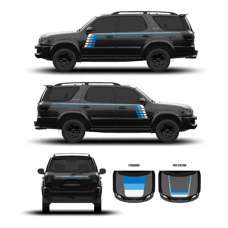 Load image into Gallery viewer, 2001–07 Sequoia Checkered Stripe Kit
