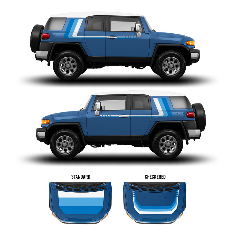 Load image into Gallery viewer, 2007-14 FJ Cruiser Checkered Stripe Kit
