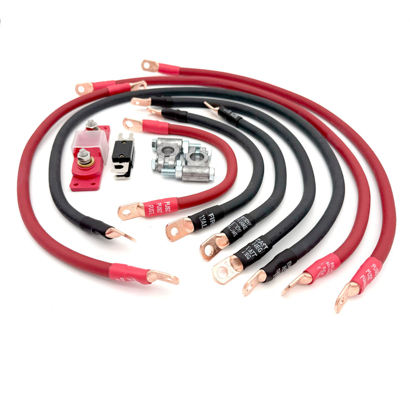 Load image into Gallery viewer, Jeep Cherokee Full Size SJ Big 7 Battery Cable Kit (1974-1983)
