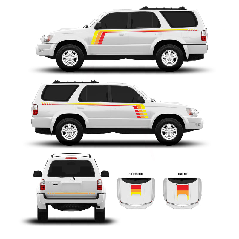 Load image into Gallery viewer, 1996-02 4Runner Checkered Stripe Kit
