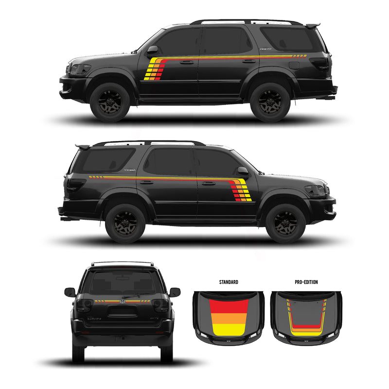 Load image into Gallery viewer, 2001–07 Sequoia Checkered Stripe Kit
