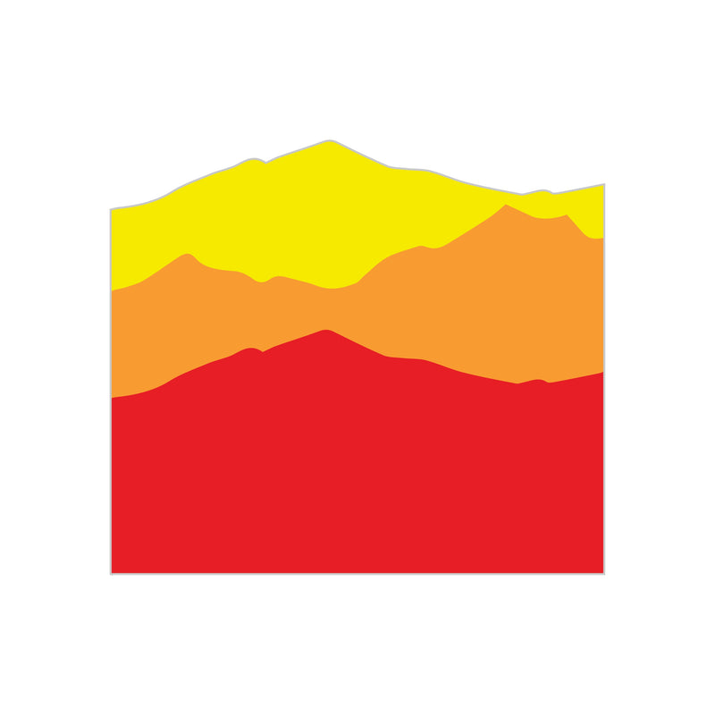 Load image into Gallery viewer, Sunset Mountain Decal
