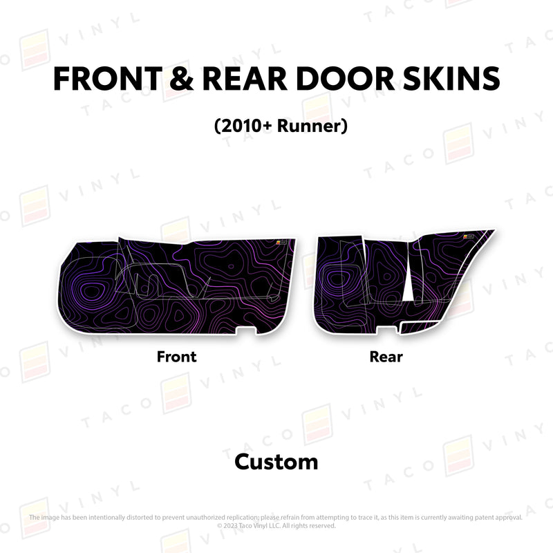 Load image into Gallery viewer, 2010-24 4Runner Door Skins (Lower Section)

