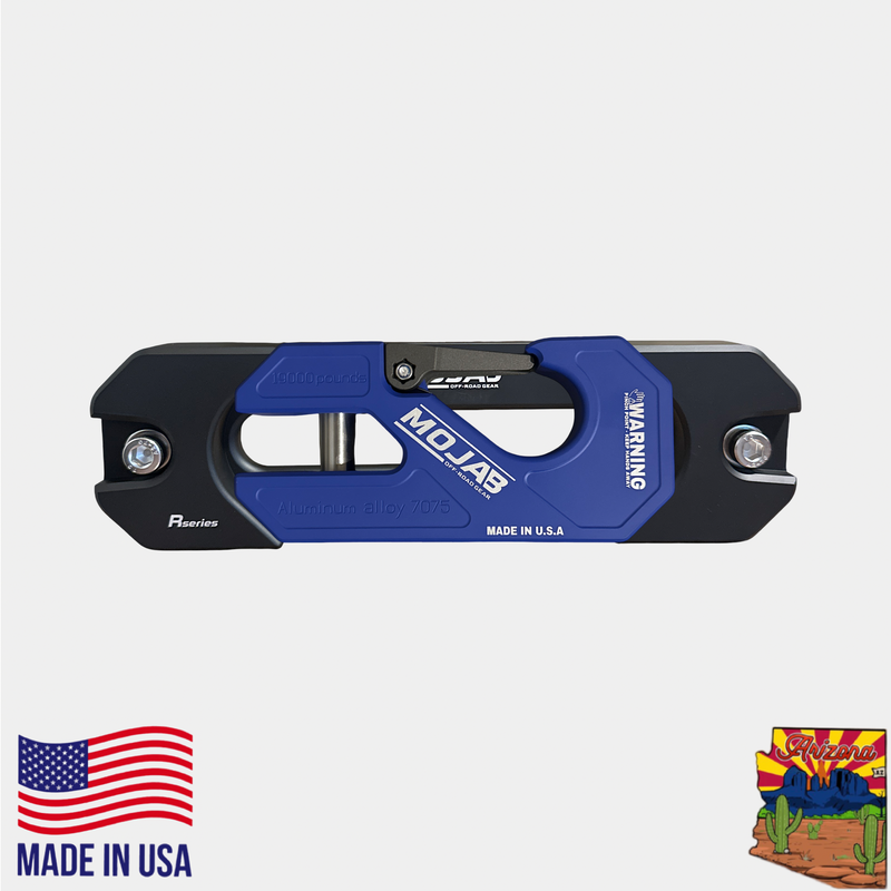 Load image into Gallery viewer, Aluminum Recessed Winch Shackle with Fairlead Kit, closed latch (LIFE TIME WARRANTY*)
