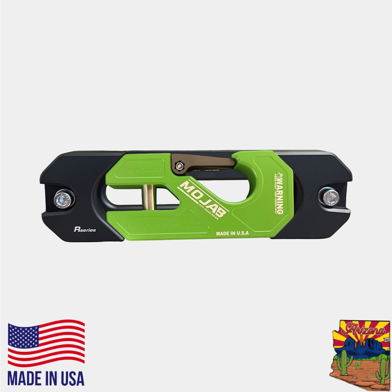 Load image into Gallery viewer, Aluminum Recessed Winch Shackle with Fairlead Kit, closed latch (LIFE TIME WARRANTY*)
