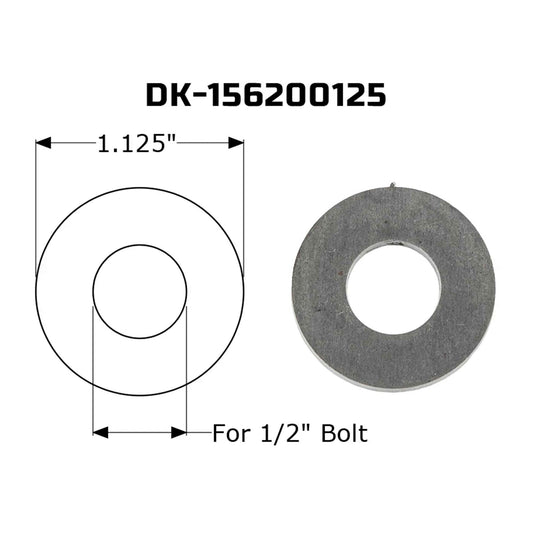 USA Laser Cut Weld On Shock Strut Tab Flat Bottom and .5 Hole 3/16 Thick USA Laser Cut Weld On Shock Strut Tab Flat Bottom and .5 Hole 3/16 Thick