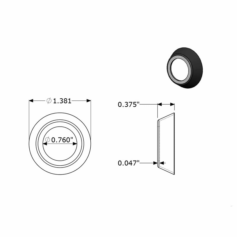Load image into Gallery viewer, 3/4&quot; Rod End Seal
