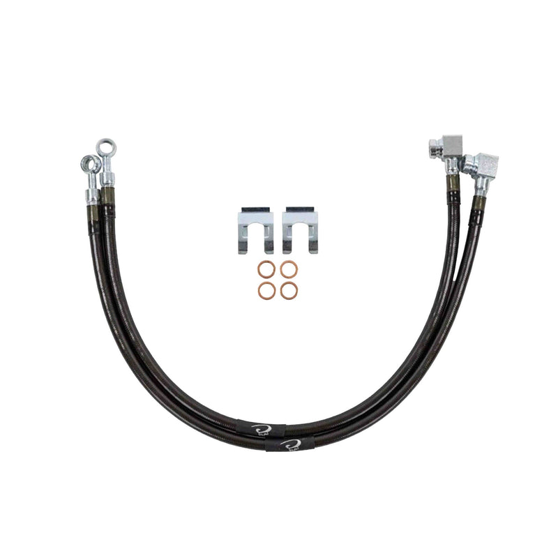 Load image into Gallery viewer, Brake Lines | 10mm Banjo x 3/8&quot;-24 90 Deg FIF
