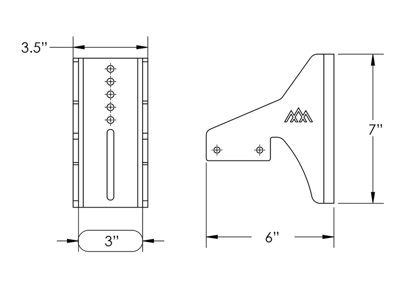 Load image into Gallery viewer, HD Awning Brackets for DRIFTR Roof Racks
