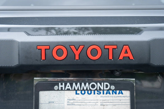 TOYOTA Rear Hatch Liftgate Acrylic Emblem Inlays - 2025+ 4Runner