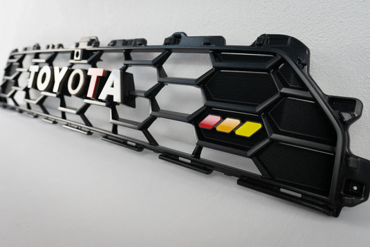 TOYOTA Front Grille Acrylic Emblem Overlays - 2025+ 4Runner TRD Pro / Trailhunter