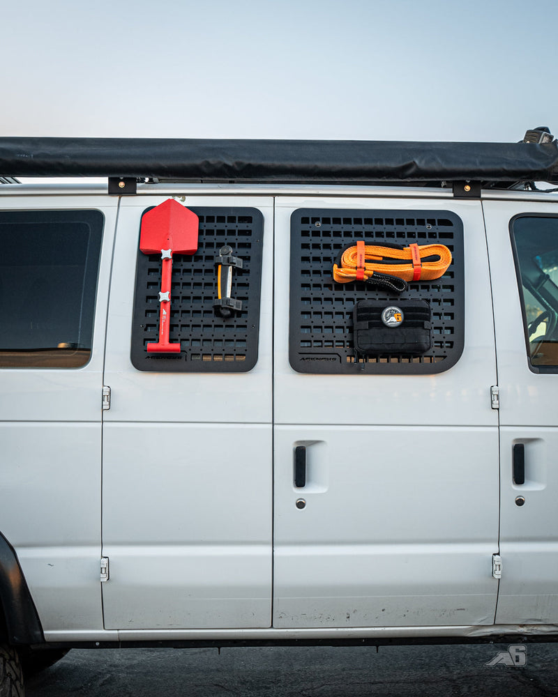 Load image into Gallery viewer, Ford E350 Passenger Side Window GRIDS (Left Barn Door)
