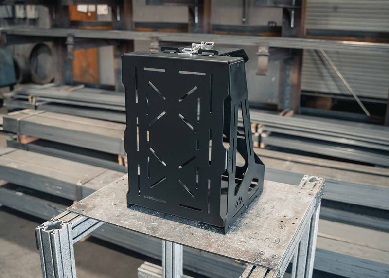 Load image into Gallery viewer, Jerry&#39;s Can Holder - Dual Universal Jerry Can Carrier
