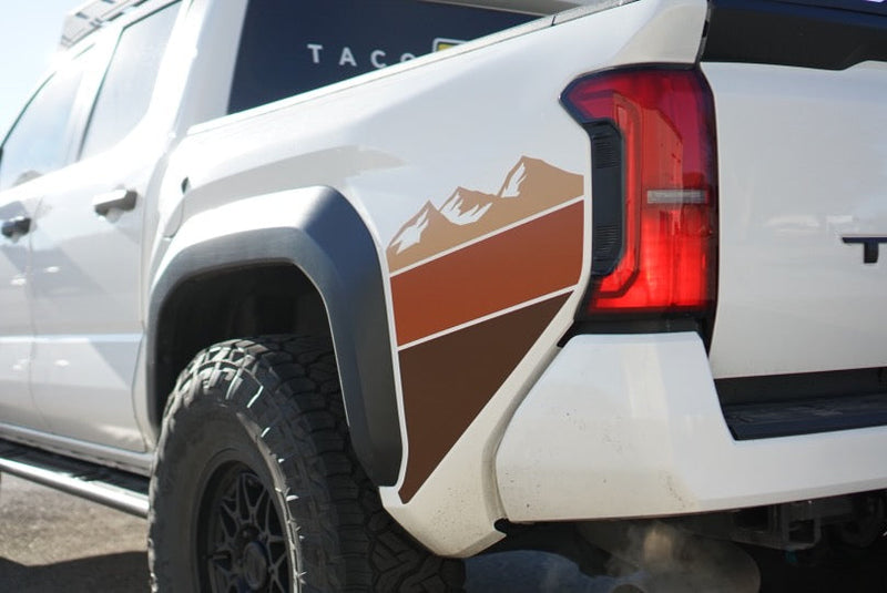 Load image into Gallery viewer, 2024+ Tacoma Lower Bedside Decals - Designed
