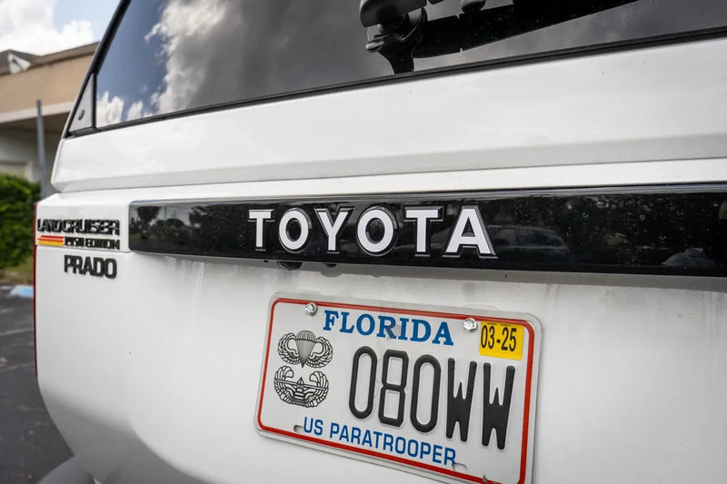 Load image into Gallery viewer, &quot;TOYOTA&quot; Rear Tailgate Emblem Overlays - 2024+ Land Cruiser
