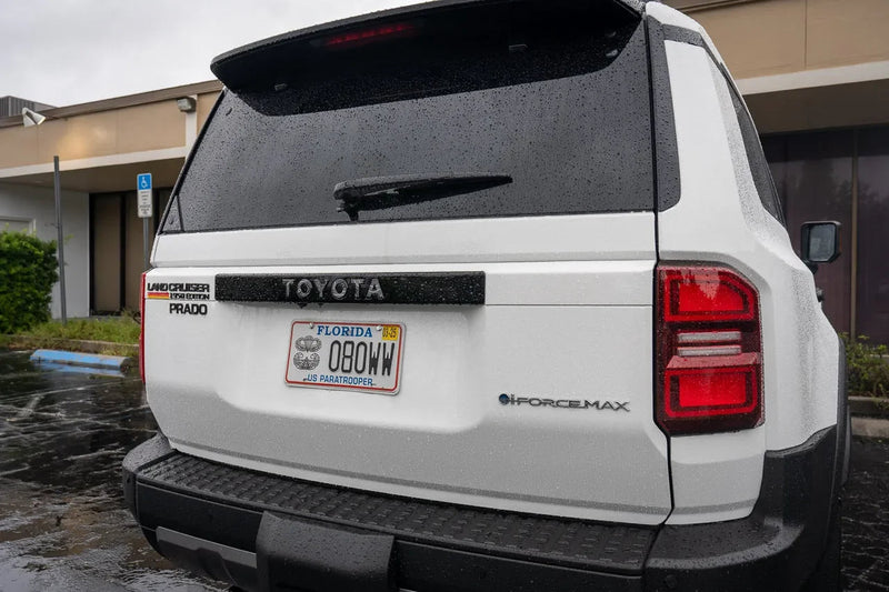 Load image into Gallery viewer, &quot;TOYOTA&quot; Topo Rear Tailgate Emblem Overlays - 2024+ Land Cruiser
