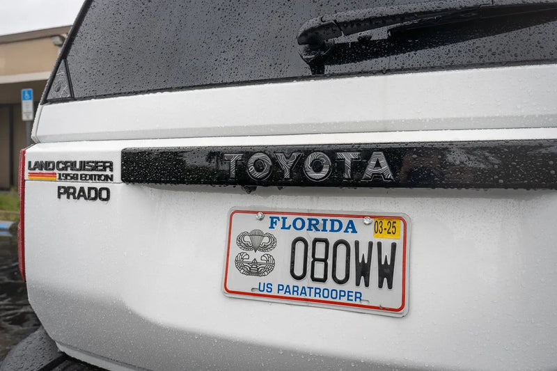 Load image into Gallery viewer, &quot;TOYOTA&quot; Topo Rear Tailgate Emblem Overlays - 2024+ Land Cruiser
