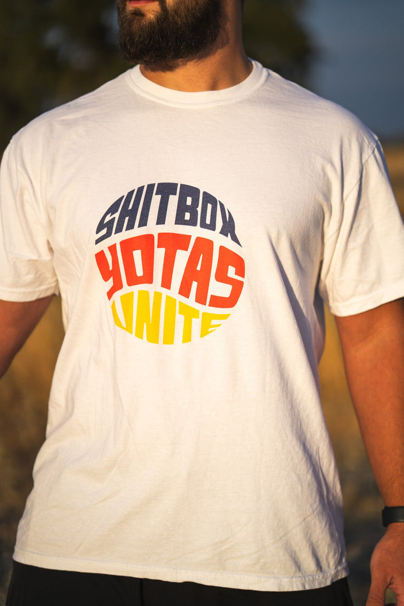 Load image into Gallery viewer, Shitbox Yotas Unite T-Shirt
