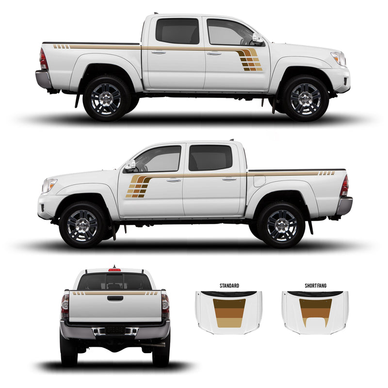 Load image into Gallery viewer, 2005-15 Tacoma Checkered Stripe Kit
