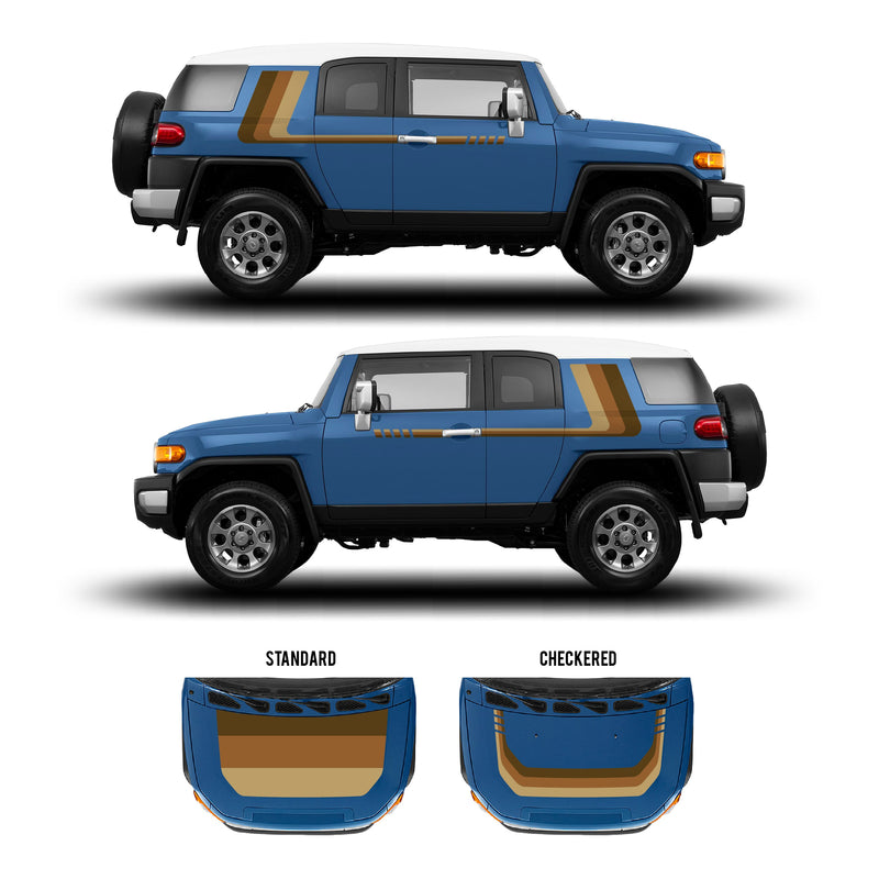 Load image into Gallery viewer, 2007-14 FJ Cruiser Checkered Stripe Kit

