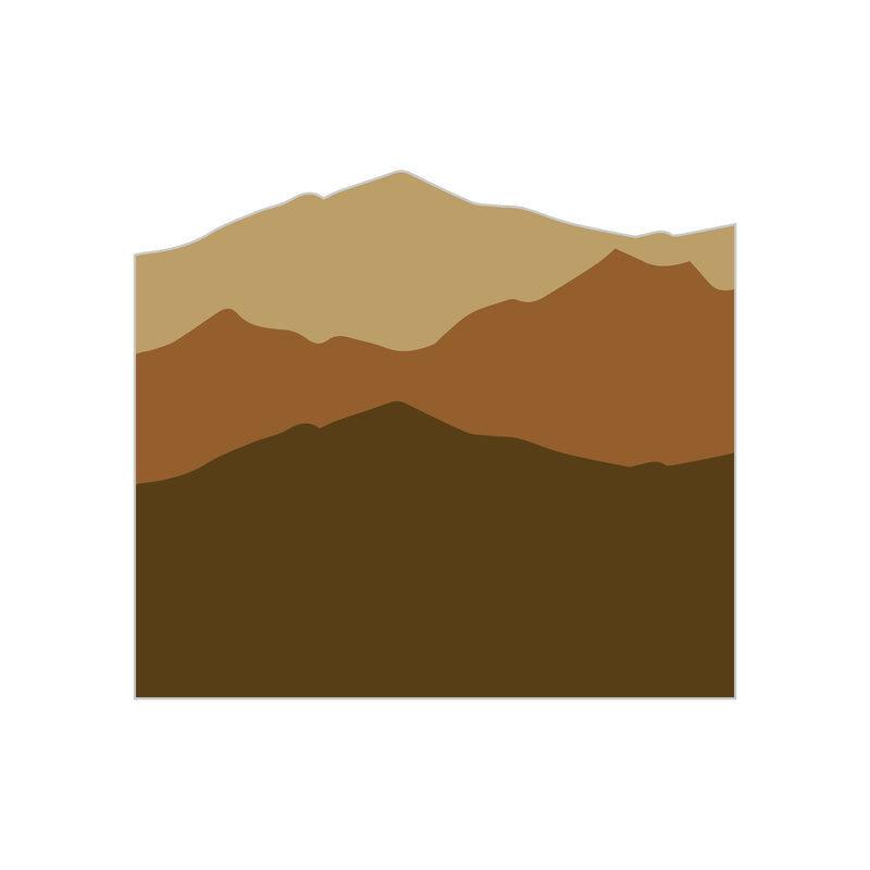 Load image into Gallery viewer, Sunset Mountain Decal
