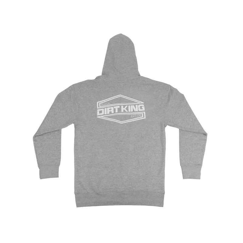 Load image into Gallery viewer, Light Heather Grey Zip Up Hoodie
