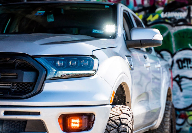 Load image into Gallery viewer, Low Profile Ditch Light Brackets Kit Fits 2019-2022 Ford Ranger
