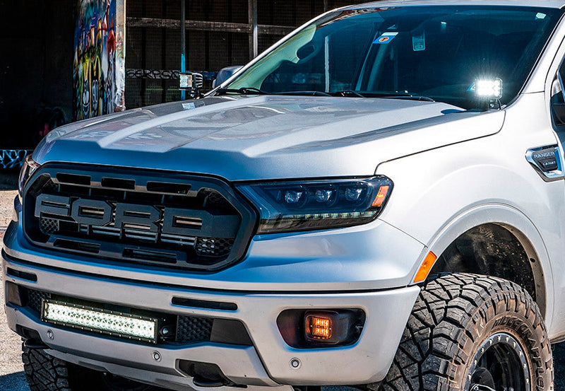 Load image into Gallery viewer, Low Profile Ditch Light Brackets Kit Fits 2019-2022 Ford Ranger
