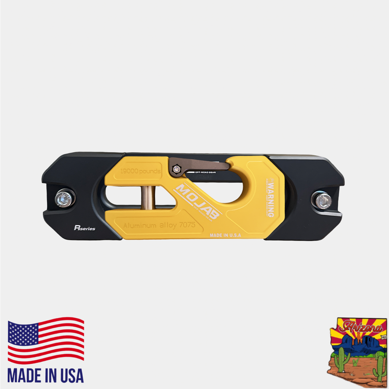 Load image into Gallery viewer, Aluminum Recessed Winch Shackle with Fairlead Kit, closed latch (LIFE TIME WARRANTY*)
