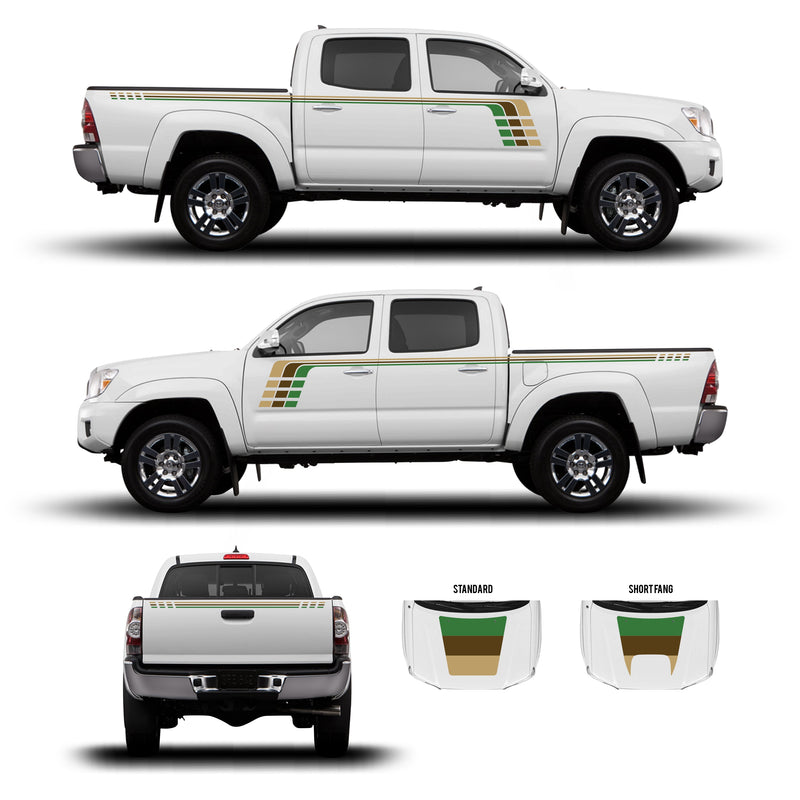 Load image into Gallery viewer, 2005-15 Tacoma Checkered Stripe Kit
