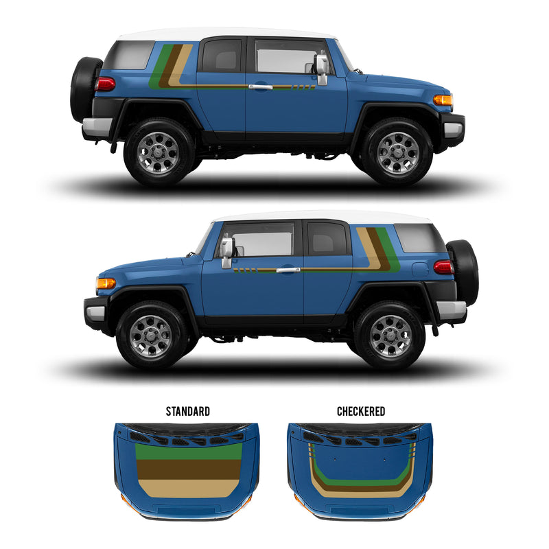 Load image into Gallery viewer, 2007-14 FJ Cruiser Checkered Stripe Kit
