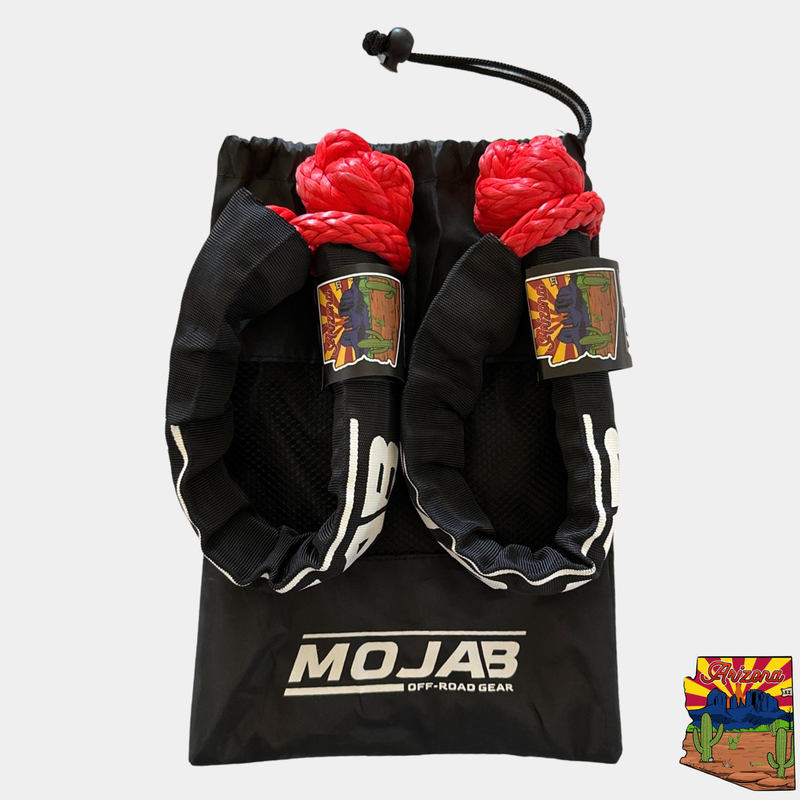 Load image into Gallery viewer, Soft Shackle 3/8&#39;&#39; x 22” with sleeve and bag (Set of 2 Shackles) (Lifetime Warranty)
